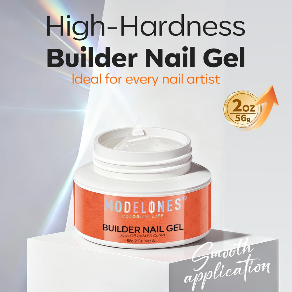 Modelones Builder Nail Gel prueba cutánea previa para uso seguro.