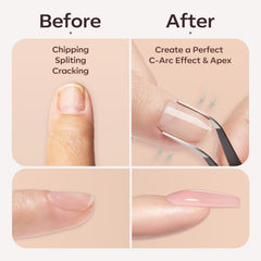 Modelones Builder Nail Gel Set: gel 8-en-1 para base y refuerzo