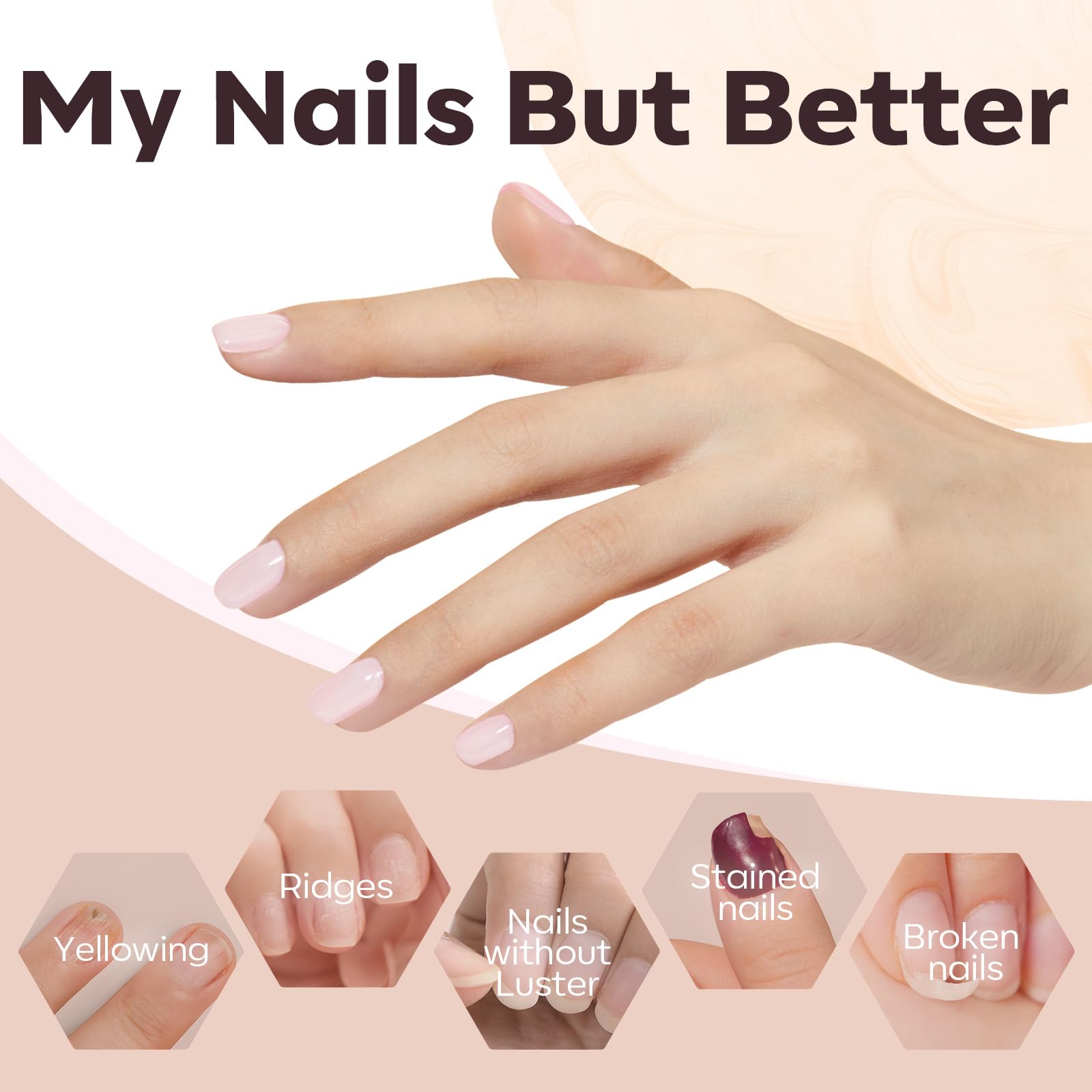Modelones Builder Nail Gel Set: aplicación rápida con pincel integrado