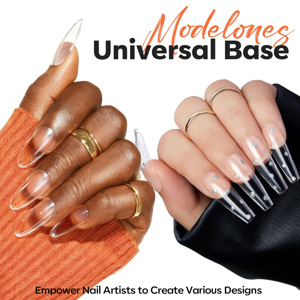 Modelones Builder Nail Gel uso DIY creativo para diseños en 3D.