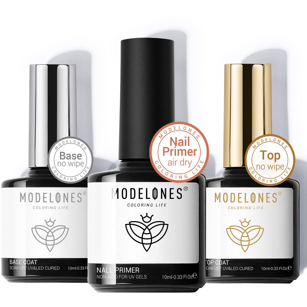 Modelones capa-base-gel, base de gel para mejor adherencia.
