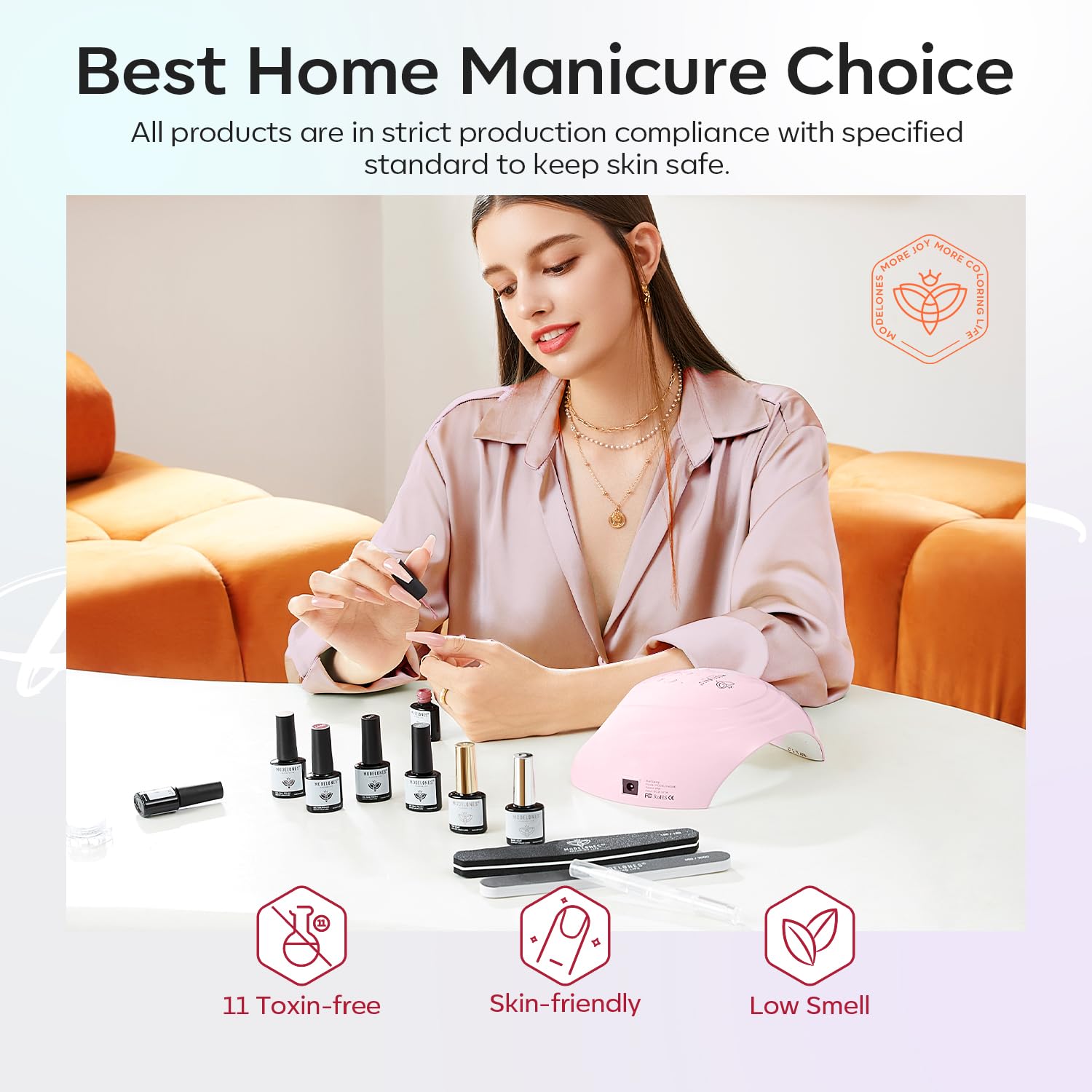 Modelones cat-eye mix enables versatile DIY nail art ideas.