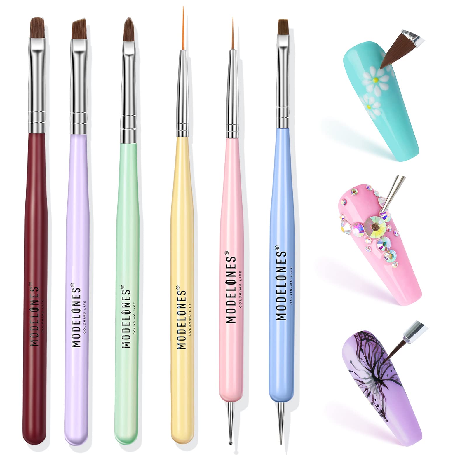 Modelones Cleaning Bristles after use keeps brushes fresh