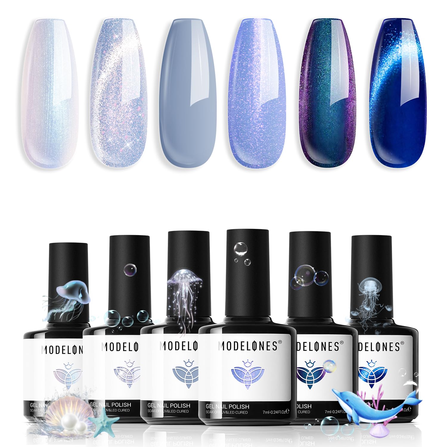 Modelones conjunto con esmalte y imán para diseños creativos.