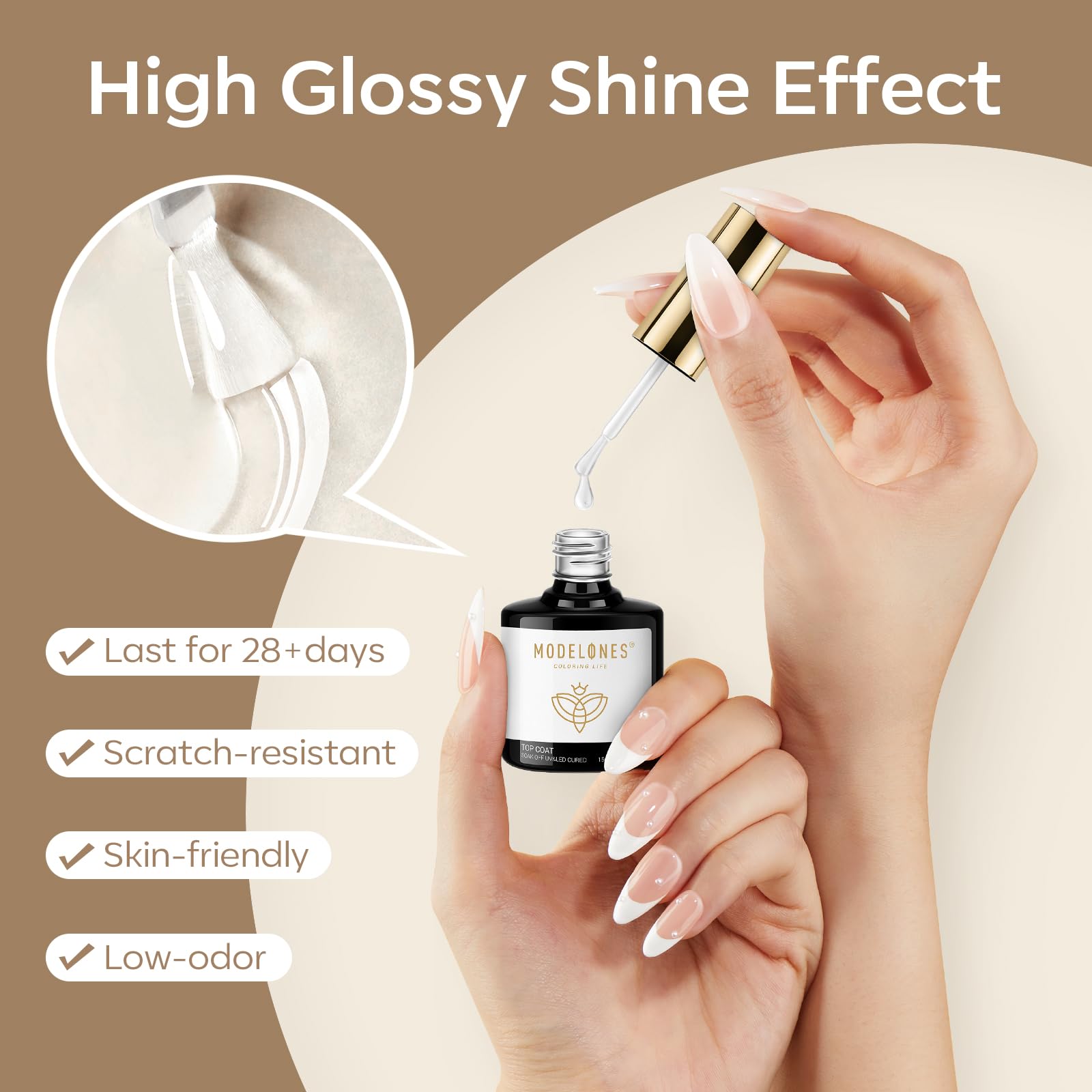 Modelones contenido del kit en envase de 15 ml.