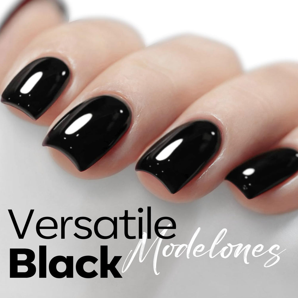 Cruelty-free label close-up on Modelones gel polish bottle