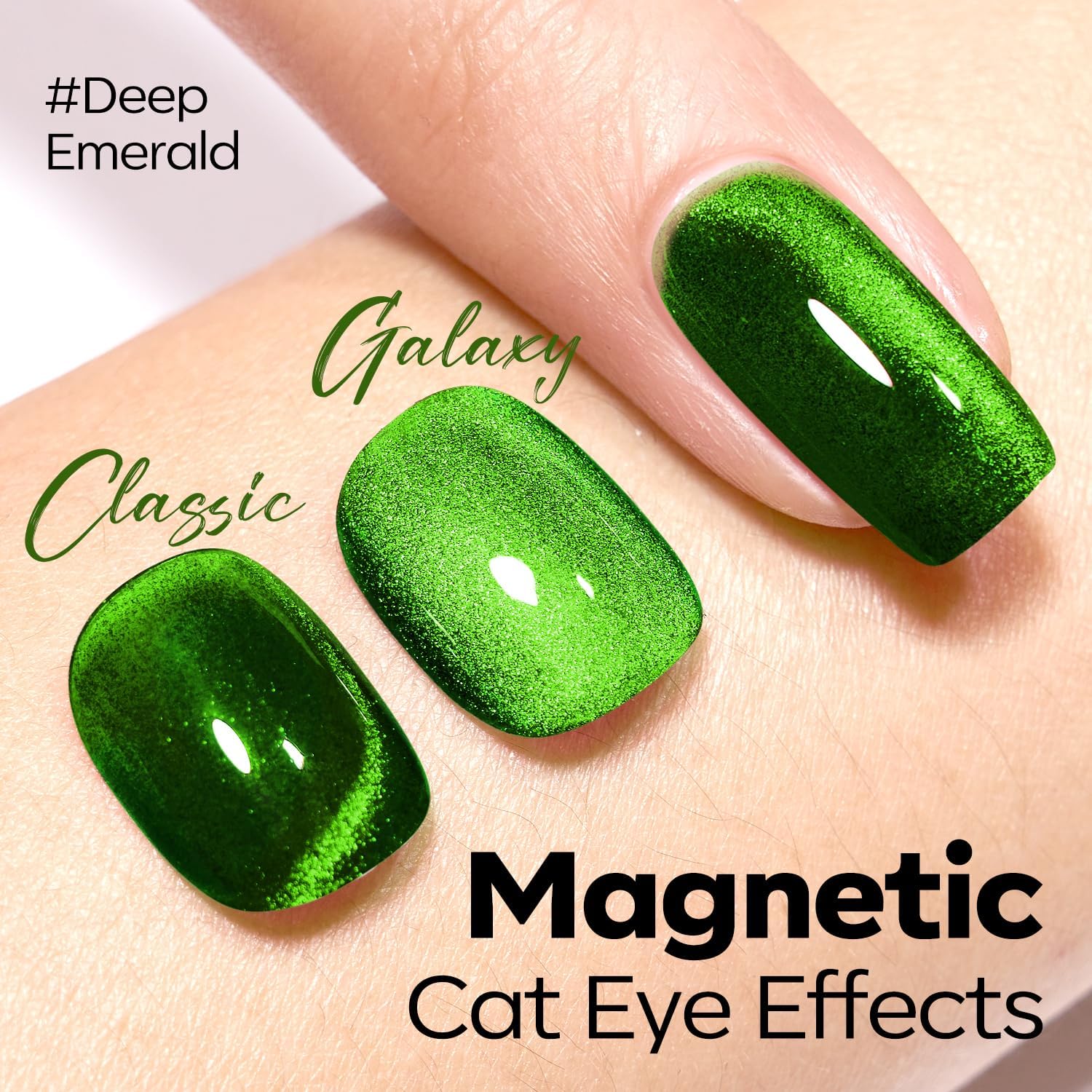 Modelones double-head magnetic stick for versatile nail designs.