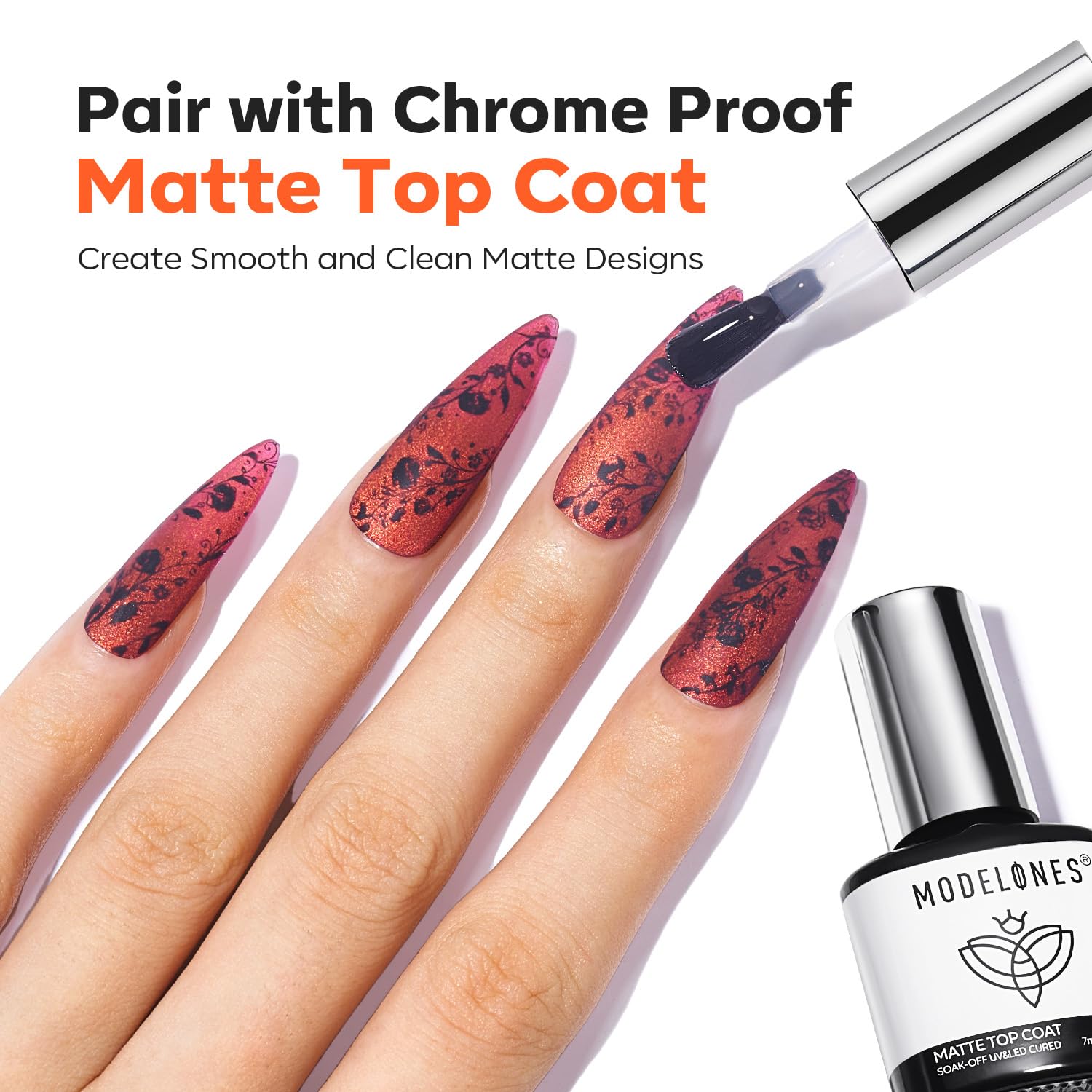 Modelones double head nail art brush for delicate patterns and dots