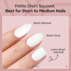 Modelones durable ABS nails material with glossy finish.