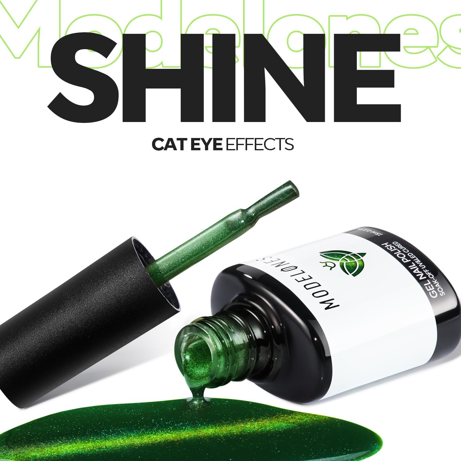 Modelones easy-glide brush enables smooth, even application.