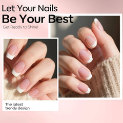 Modelones gel nude jelly rosado para uñas naturales y chic.