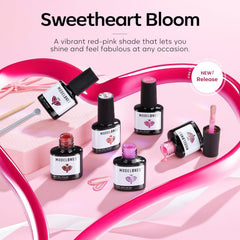 Modelones: gel rosado brillante ideal para looks diarios.