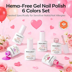 Modelones esmalte gel Rosa Cerezo: tono floral para uñas naturales.