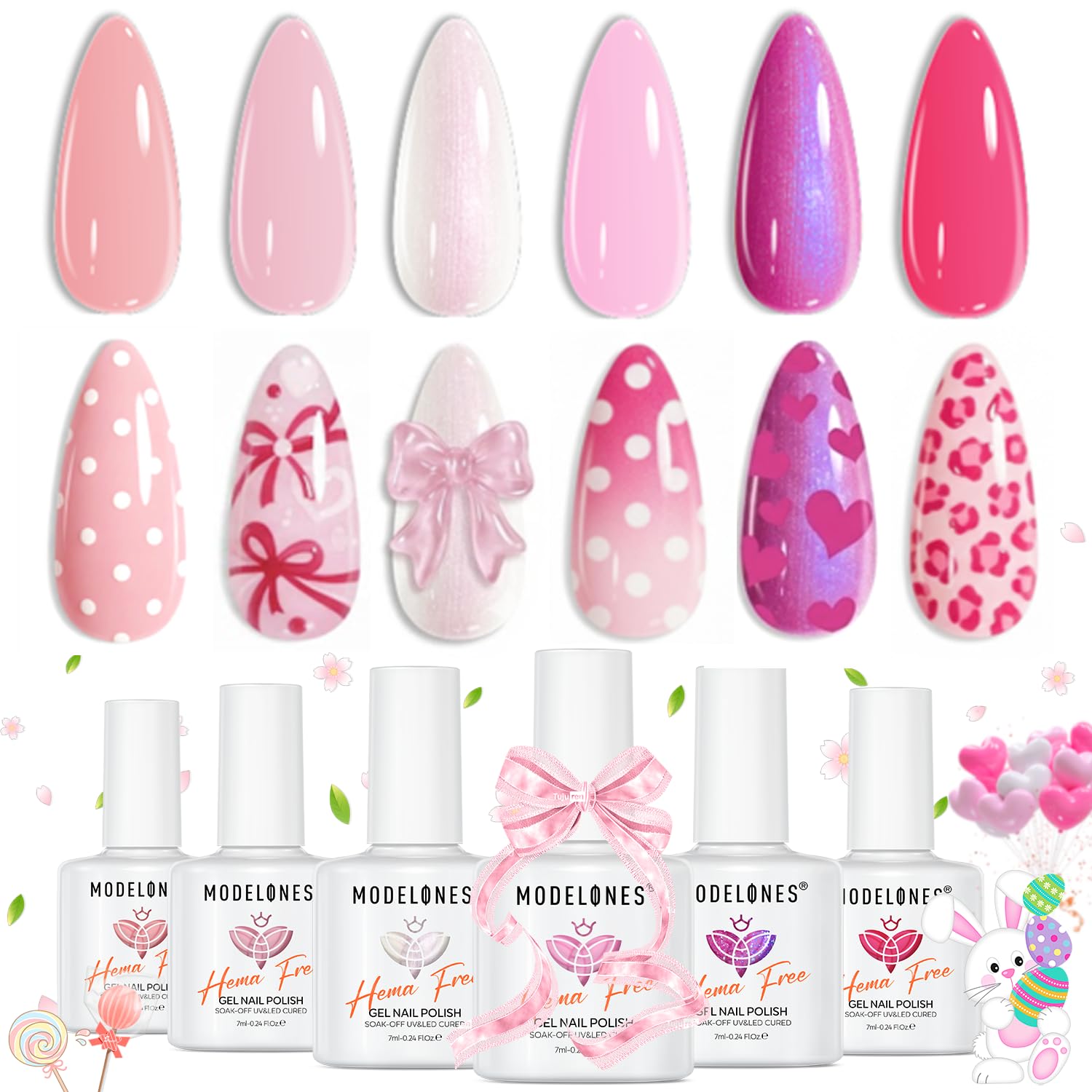 Modelones esmalte gel Rosa Nude: cobertura suave y duración prolongada.
