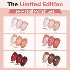 Aplicación rápida de esmalte jelly para retoques sin esperas