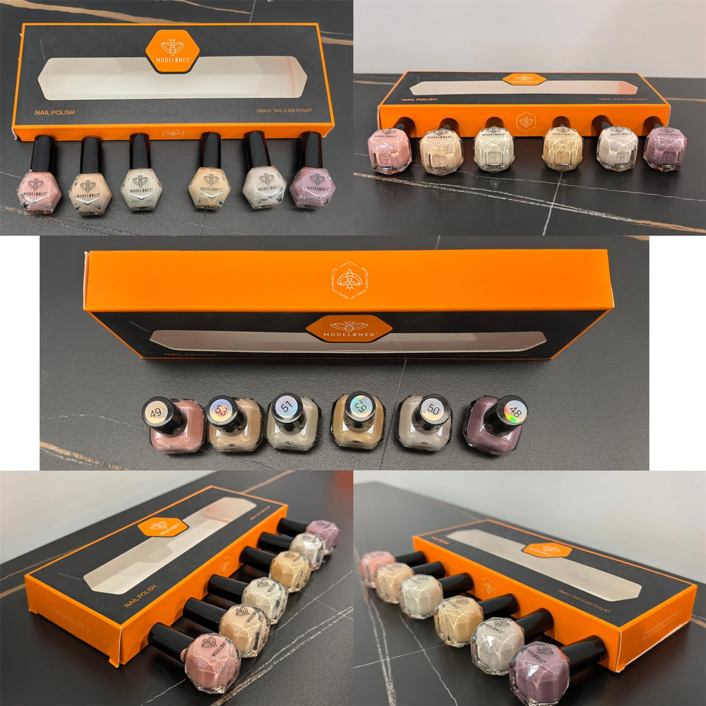 Manos con uñas decoradas con el set jelly de Modelones