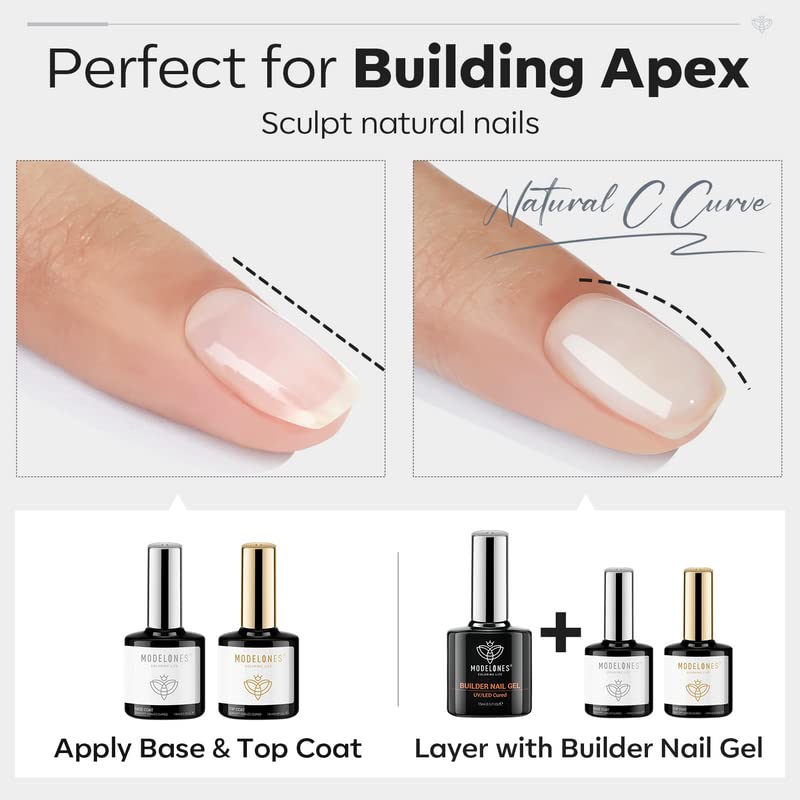 Modelones extensiones-uñas para lograr longitud sin dañar.