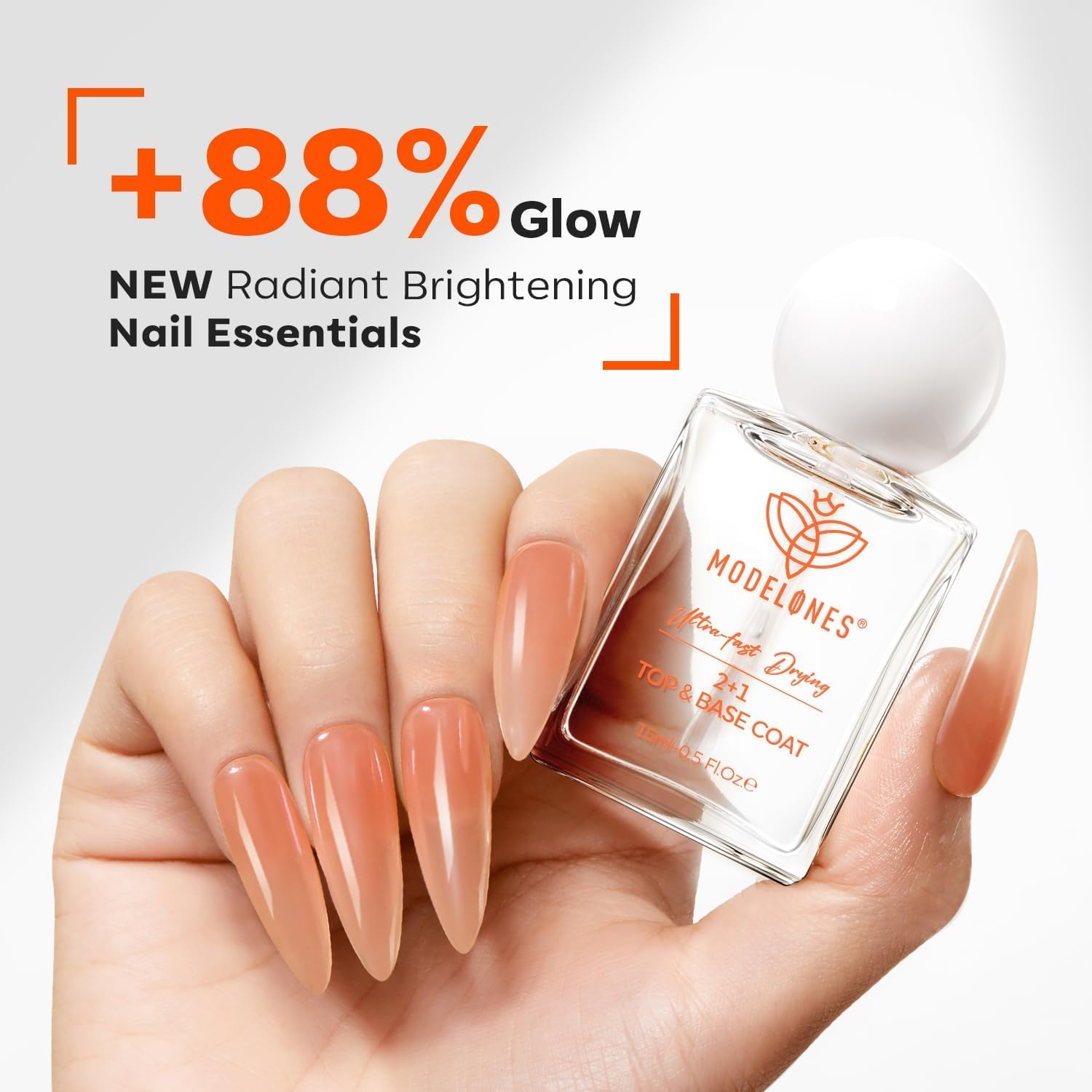 modelones fast-dry 60-seconds finish for smudge-free nails
