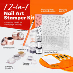 Modelones French tip stamper for clean French nails at home