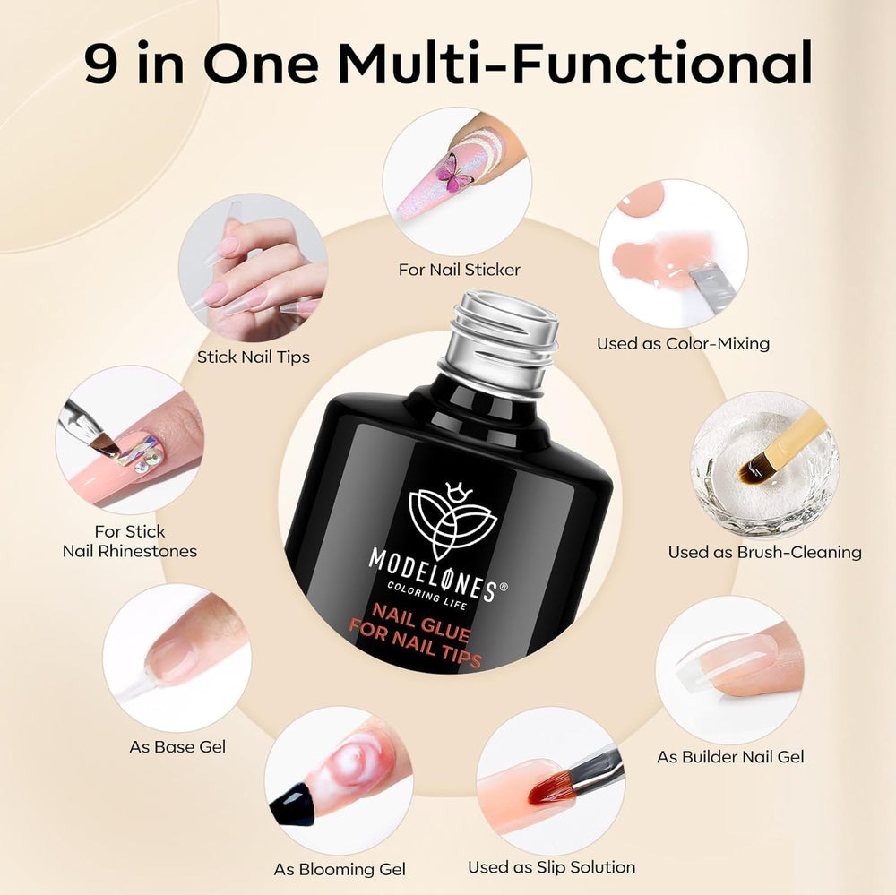 Modelones gel base para uñas, crea una base estable para manicura.