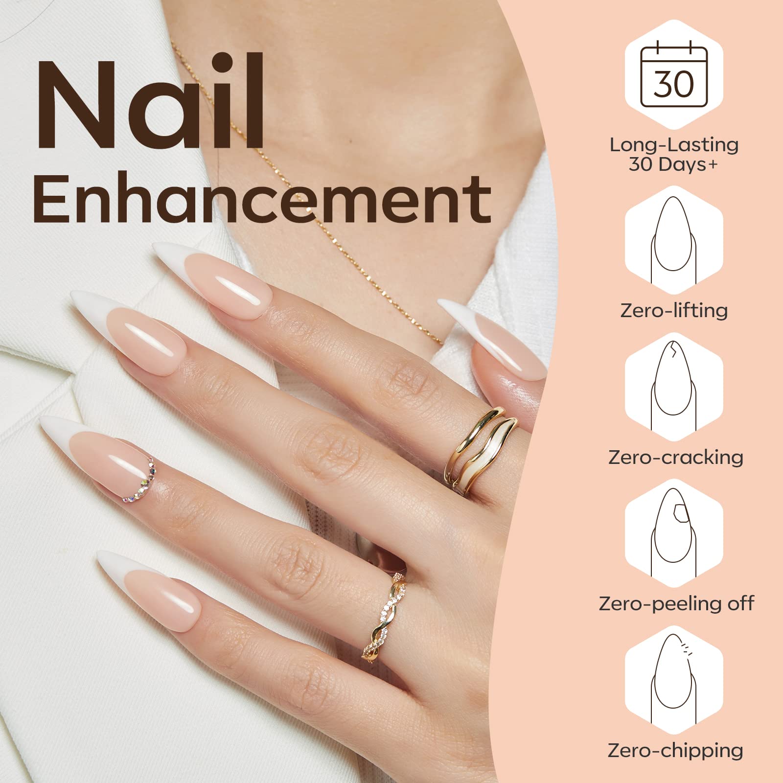 Modelones gel-constructor extender longitud de uñas de forma segura