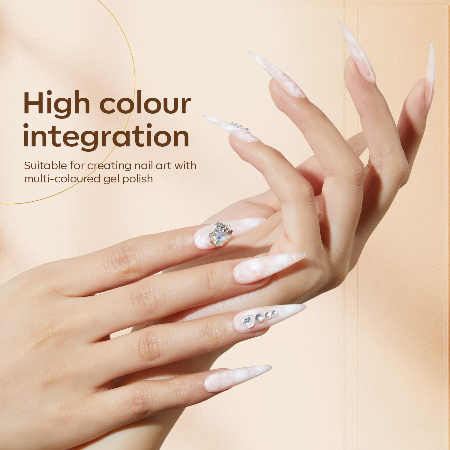 Modelones gel floración ideal para crear efectos en uñas