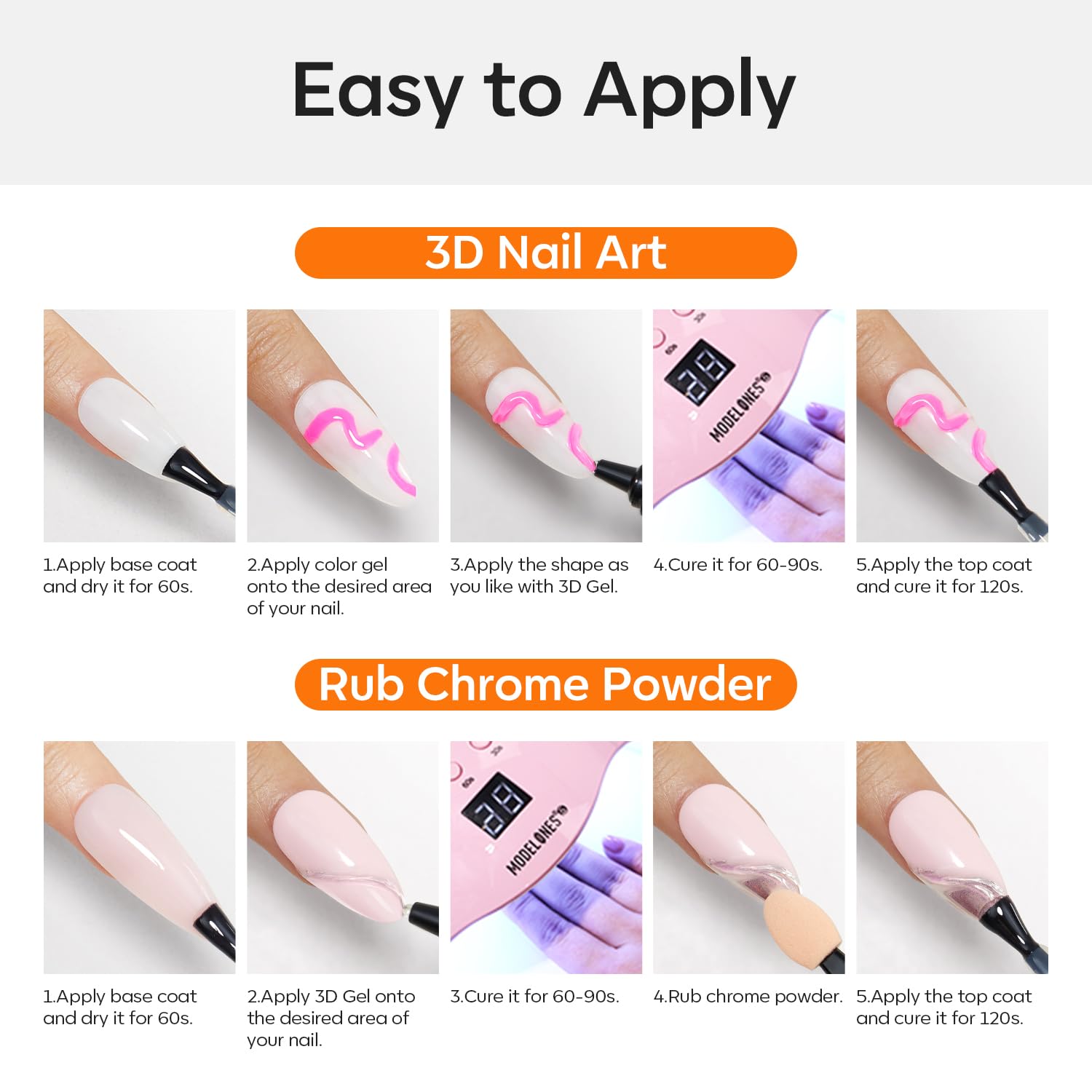 Modelones gift-ready set for nail art lovers and professionals