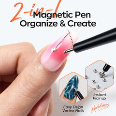 Modelones guía en forma Y, ayuda a crear patrones precisos en uñas