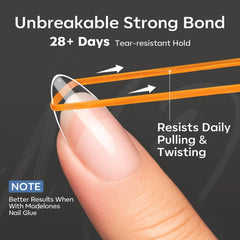 Modelones half-matte texture close-up highlights improved grip and adhesion.