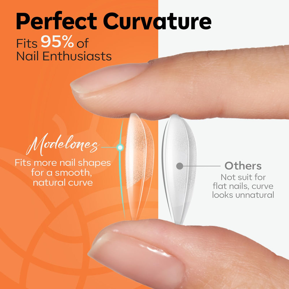 Modelones half-matte texture provides better grip for precise application