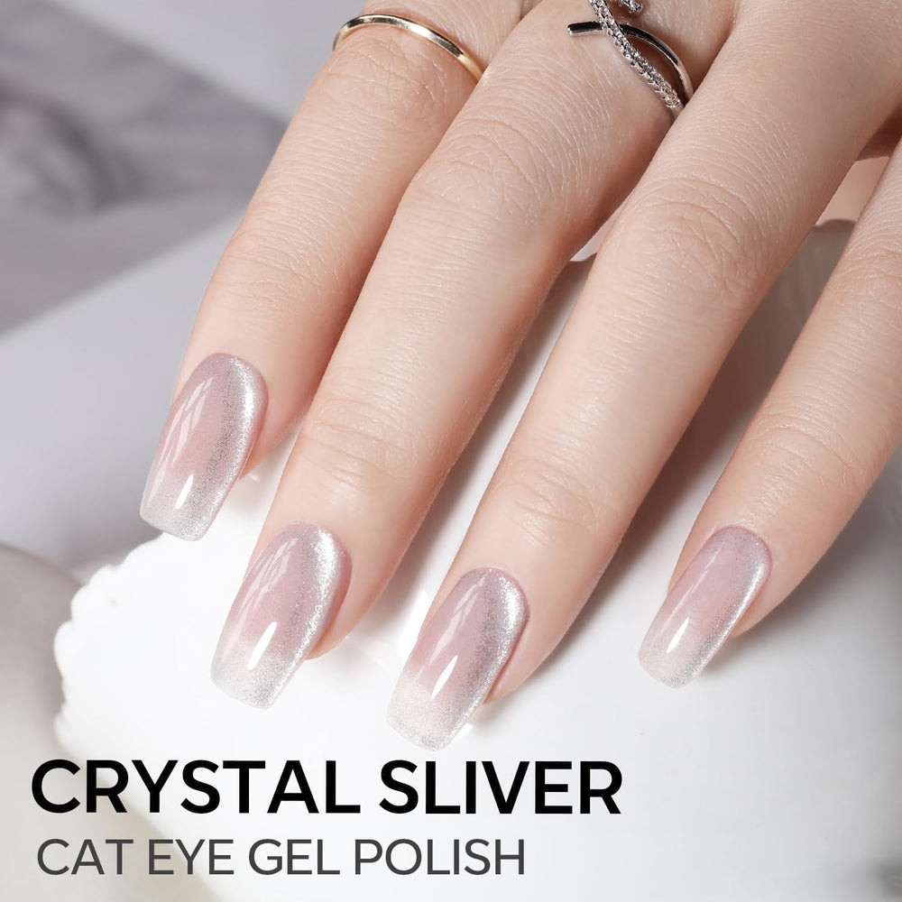 Modelones Heart Cat Eye Magnetic Tool included for precise cat-eye effects on nails.