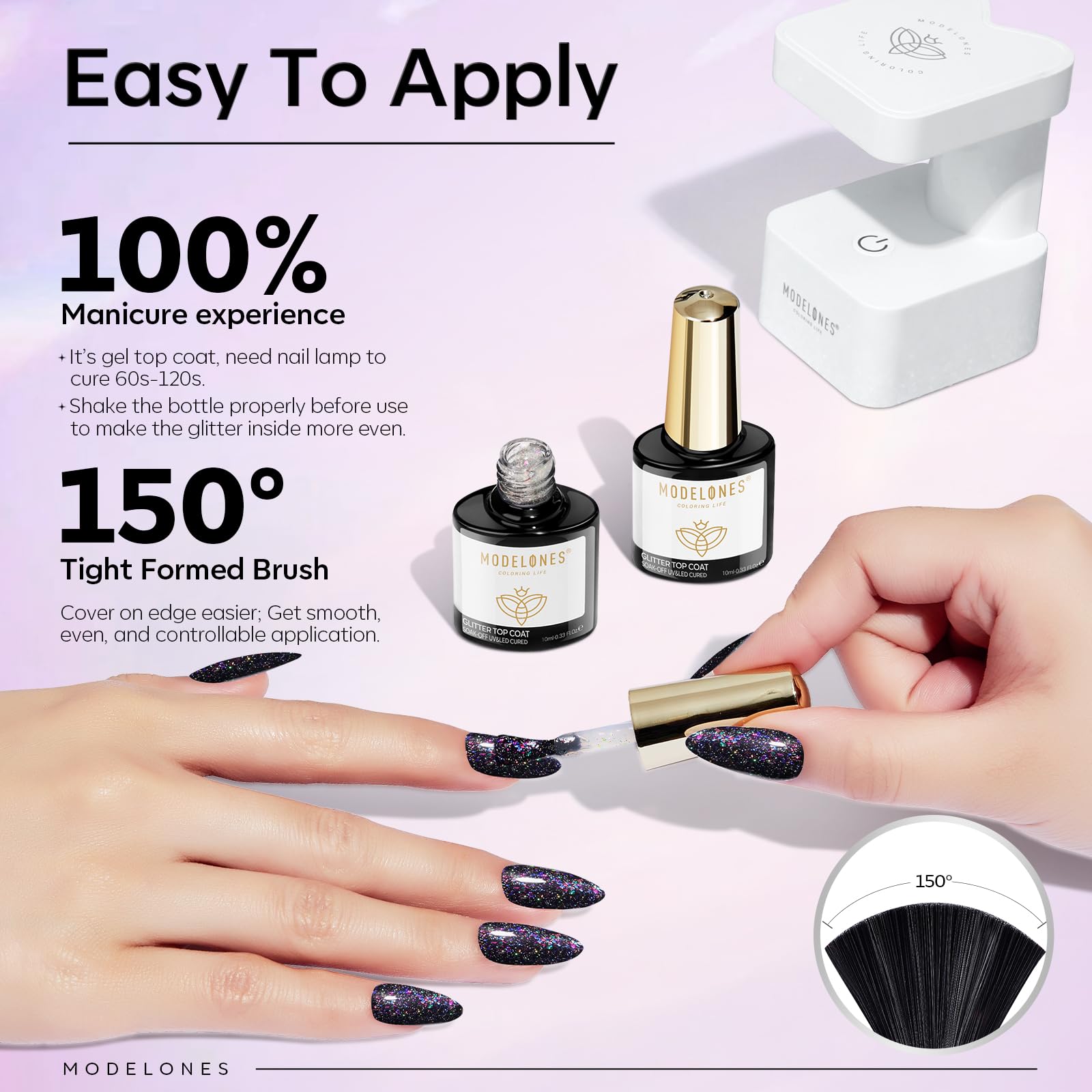 Modelones ingredientes seguros y naturales para uñas con bajo olor.