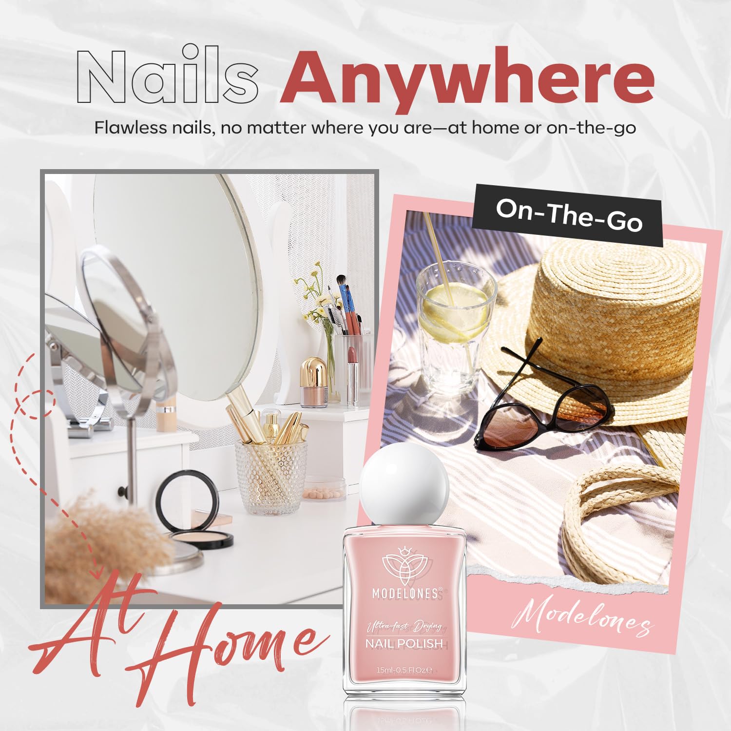 modelones Esmalte Jelly Nude: regalo ideal para amantes de la manicura.