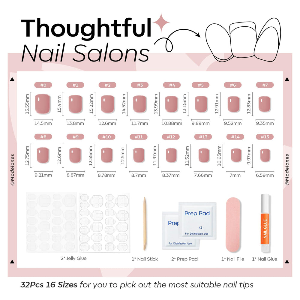 Modelones kit de aplicación rápida, consigue una manicura en minutos.