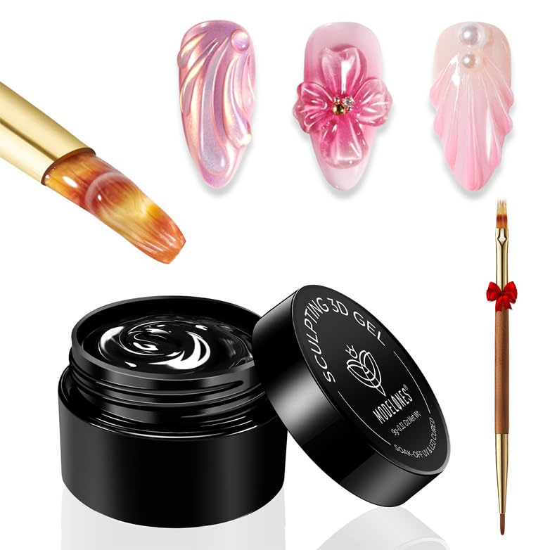 modelones kit-gel-3d-uñas: diseño tridimensional para manicuras duraderas.