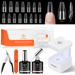 Modelones kit gel uñas extension portatil para resultados duraderos en casa.