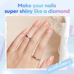 Modelones: kit manicura gel, conjunto completo para diseñar y sellar uñas.