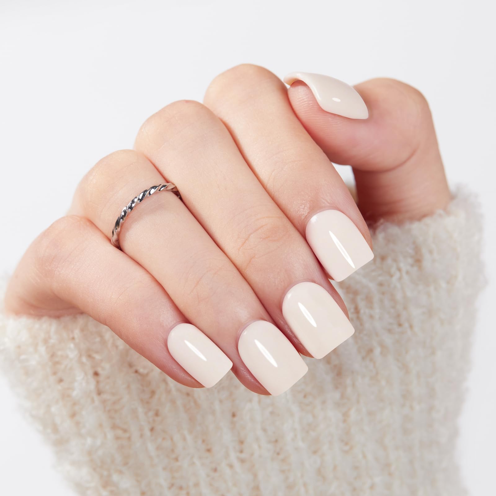 Modelones kit de uñas adheribles 32 piezas, 16 tallas, ajuste personalizado.