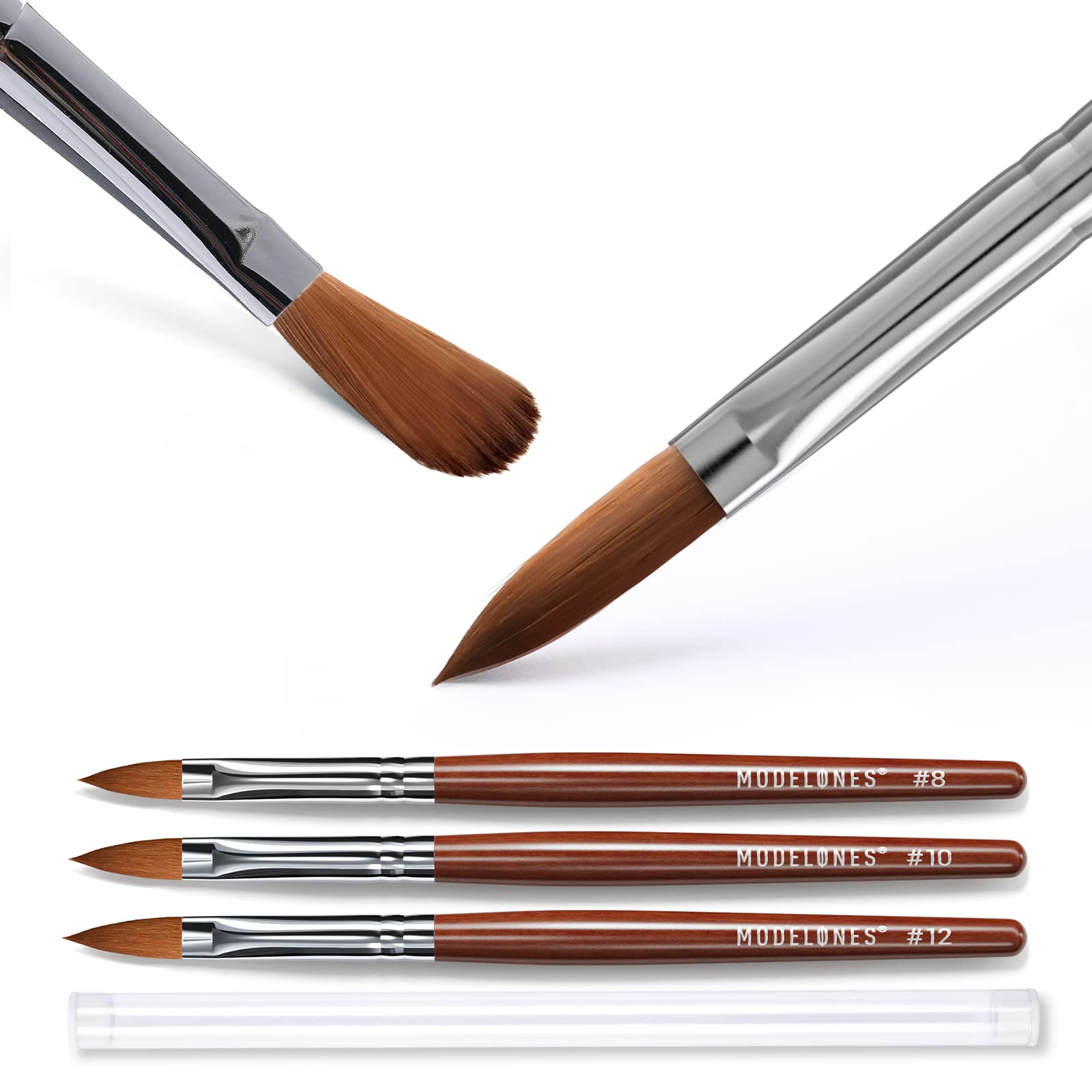 Modelones Kolinsky brush set ideal for salon and DIY use