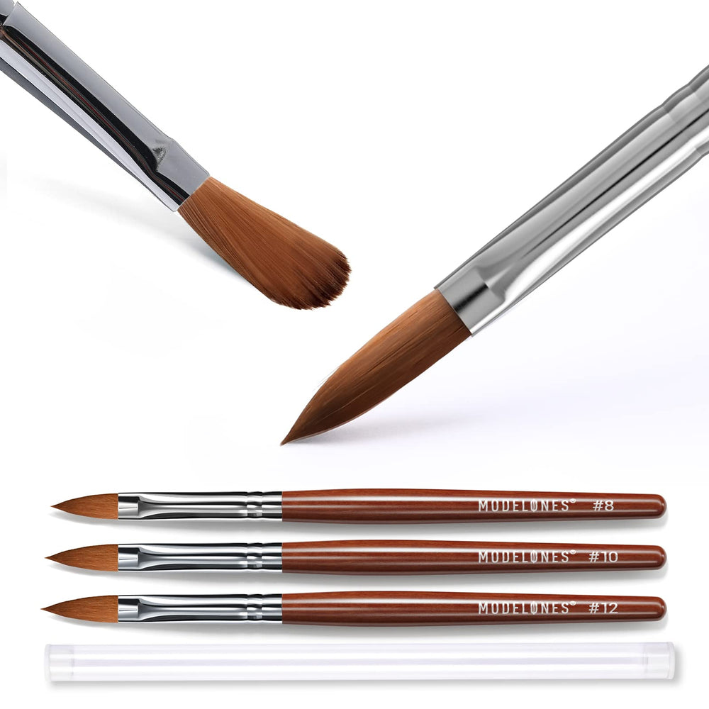 Modelones Kolinsky brush set ideal for salon and DIY use