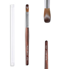 Modelones Kolinsky Sable brush hair close-up for smooth acrylic application.