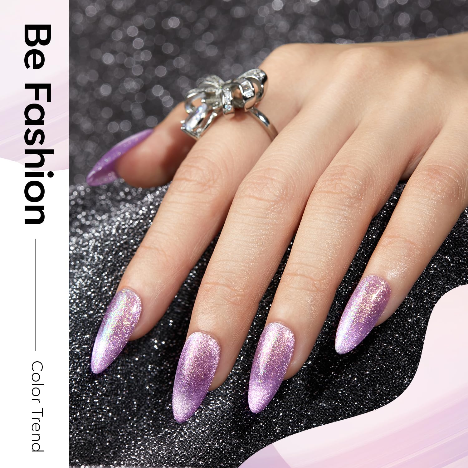 LED curing in 30 seconds for fast, glossy nails