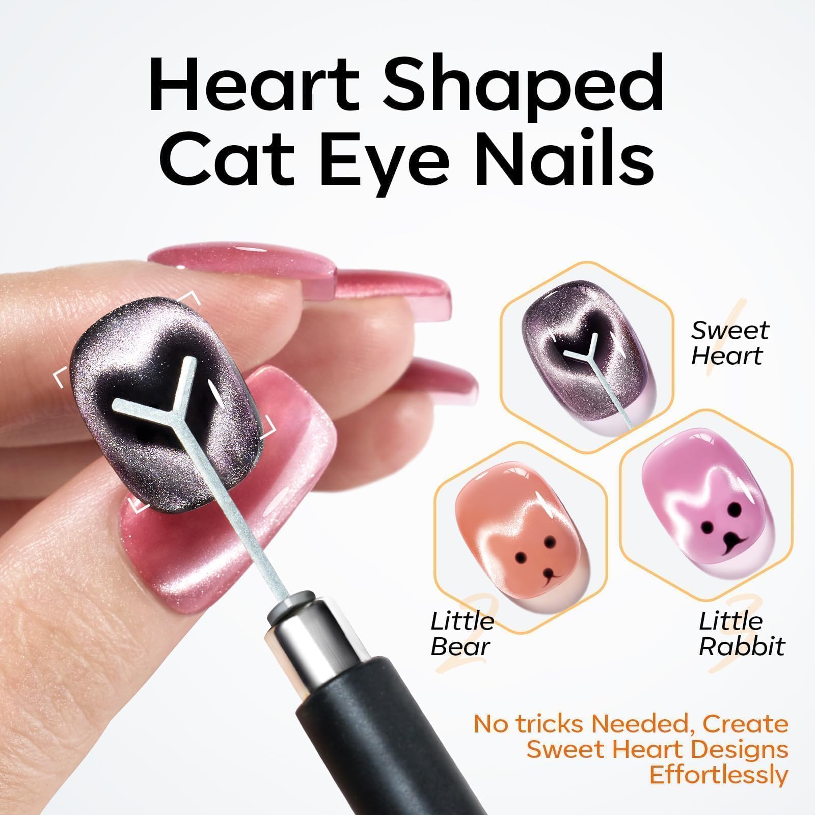 Modelones magnetic wand offers precise placement for crisp results