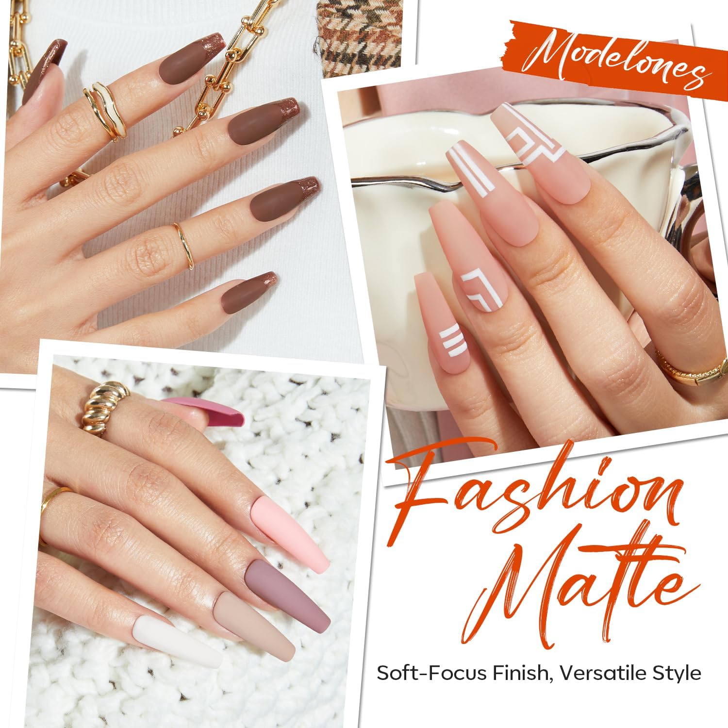 modelones Matte Top Coat delivering a durable matte effect