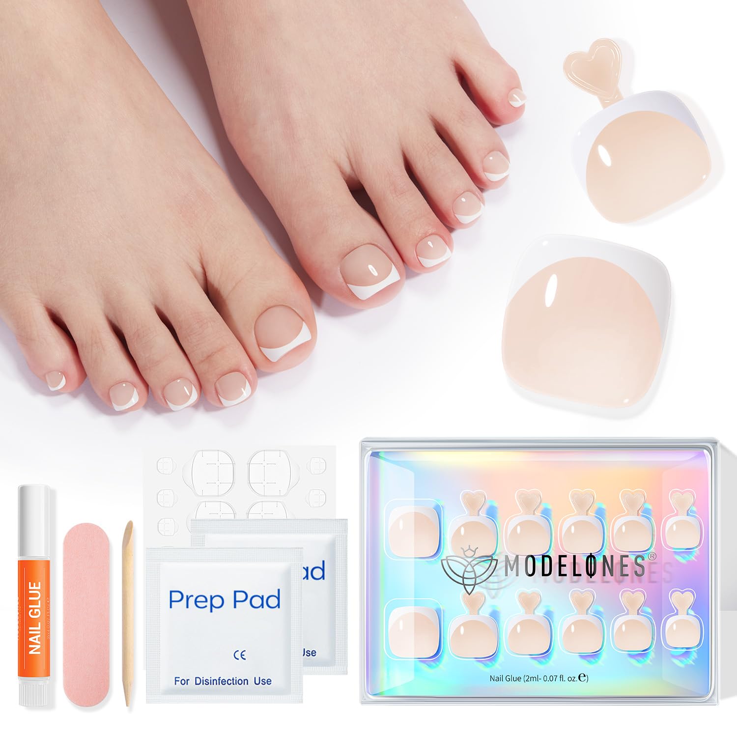 Modelones mini nail file for precise shaping and tidy edges