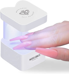 Modelones Mini UV Light with a large curing area for even gel polish drying.