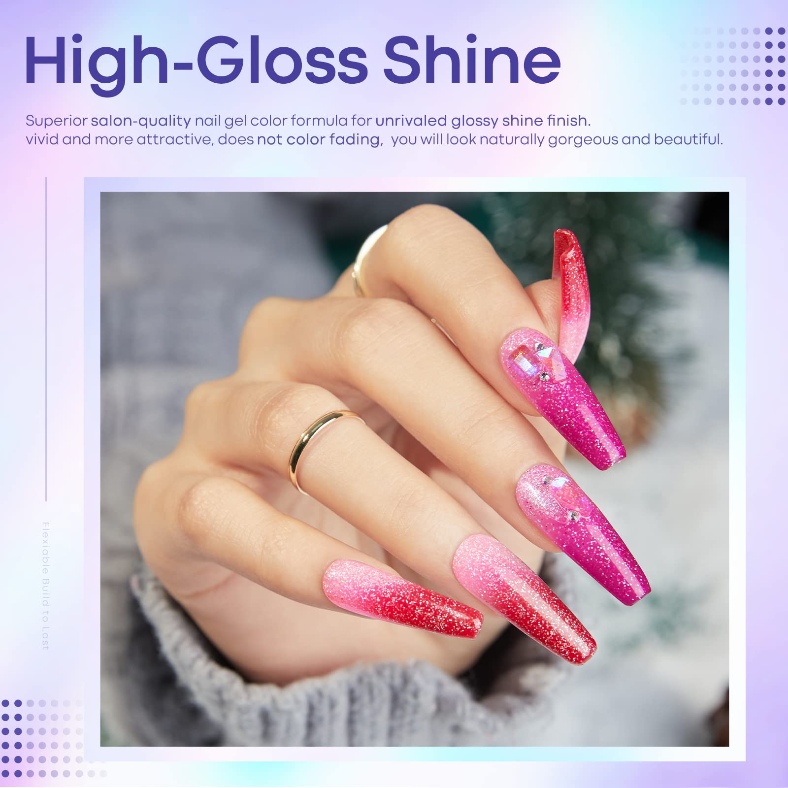 Modelones Mood Gel bottle close up showing gloss