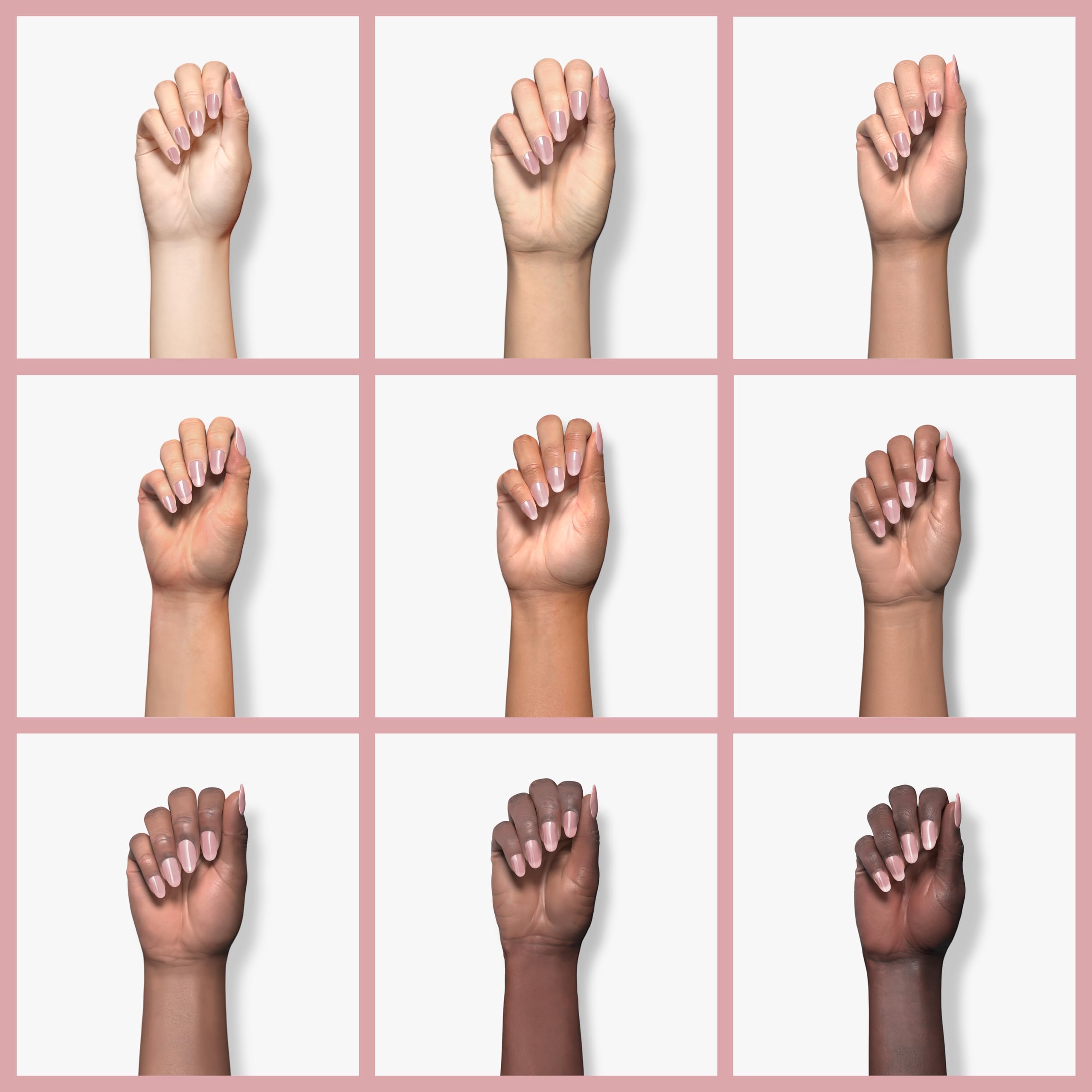 Modelones nail art-friendly gel polish image for French tip overlays