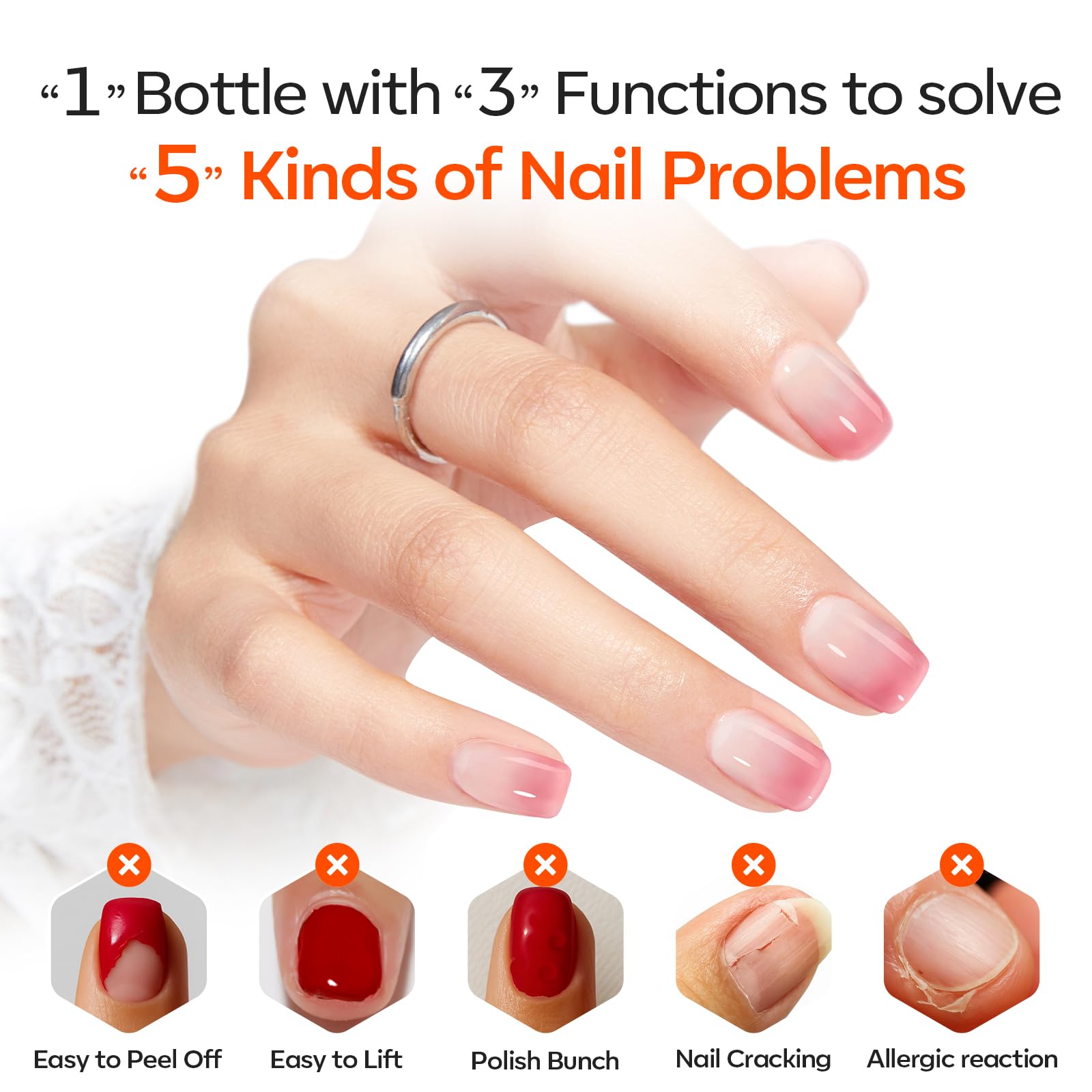 Modelones Nail Dehydrator and Primer application on nail to boost prep and adhesion