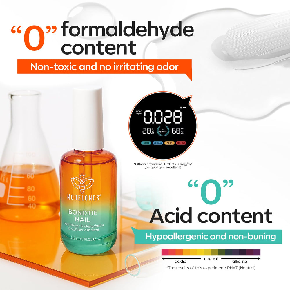 Modelones Nail Dehydrator and Primer compatible with gel, acrylic, and other kits